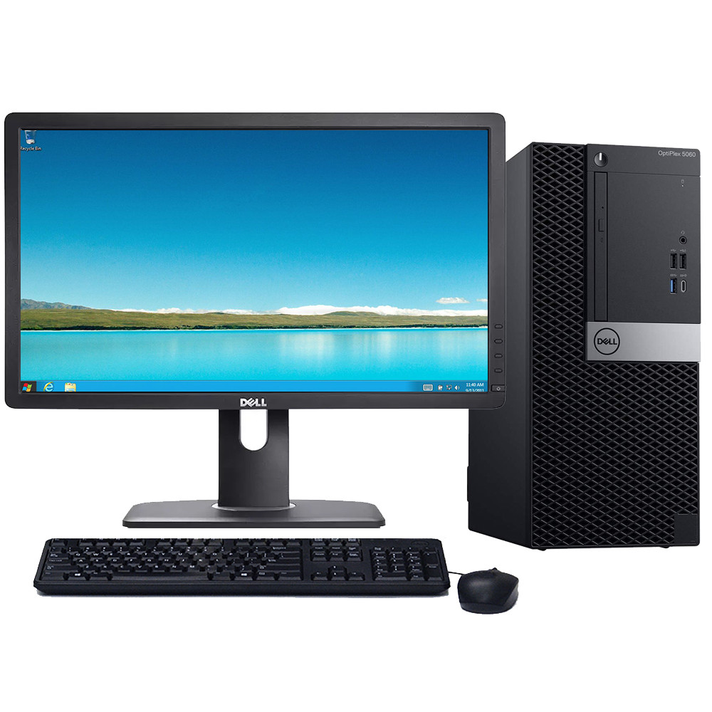 Windows 11 Desktop Computer Dell 3060 Tower | Quad Core i3-8100